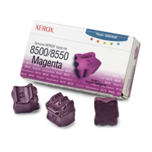 108R00670 Genuine Xerox Solid Ink 8500/8550 Magenta (three Sticks)