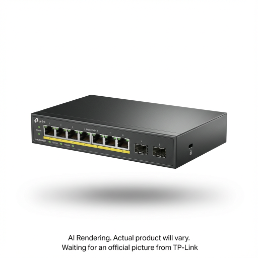 10-Port Gigabit Smart Switch with 8-Port PoE+