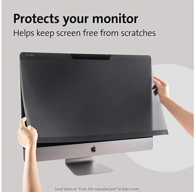 Kensington SA27 iMac privacy filter with scratch protection K50723WW