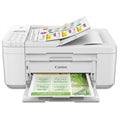 High-resolution hero shot of the Canon Pixma TR4720 White printer on a pure white background.