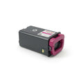 A high-resolution, pure white background product image of the Xerox Genuine Magenta Standard Capacity Toner Cartridge, featuring its dark grey body, magenta end piece, and visible contact points, rendered as a centered ecommerce hero shot.