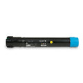 A crisp, high-resolution hero shot of an unboxed Xerox 106R01566 cyan toner cartridge on white.