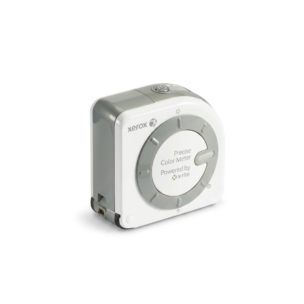 Pure hero shot of the Xerox standard issue spectrophotometer with distinct gray and white body.