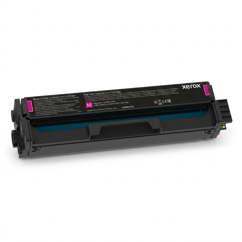 Xerox 006R04393 Magenta print cartridge product visualization, isolated.