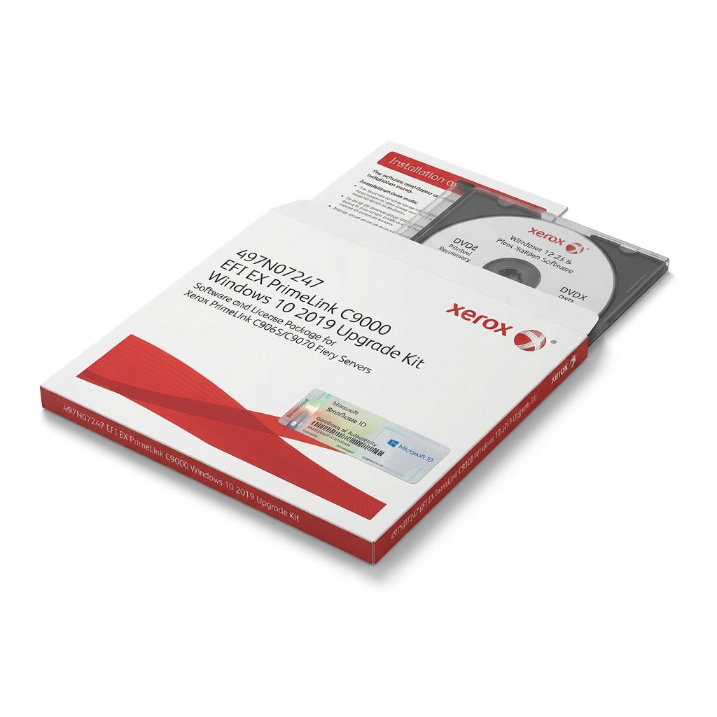 Xerox Windows 10 2019 Upgrade Kit for PrimeLink C9000-series Fiery servers.