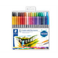 STAEDTLER Double-Ended Watercolour Brush Pen PK/72