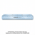 Ruler ringbinder 12'' blue