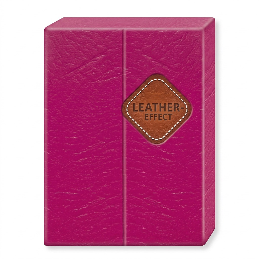STAEDTLER Fimo Leather Effect Berry 57g clay bar, unboxed for ecommerce hero shot.