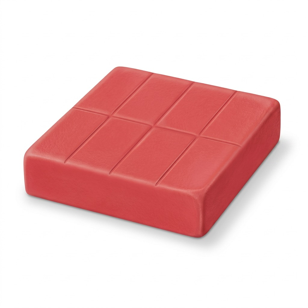 High-resolution 3D hero shot of STAEDTLER Fimo Leather Effect Watermelon modelling clay.