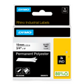 Rhino 3/4" Clear Perm Poly Label-19Mm