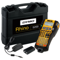 DYMO Industrial Label Maker with Carry Case, Rhino 5200 Label Maker, For Job Sites and Heavy-Duty Labeling Jobs, Prints Fast, Includes 2 Rolls of DYMO Industrial Vinyl Labels