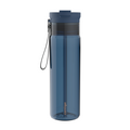 Contigo 2225934 Dual Sip Plastic Water Bottle ? 28 oz Leak-Proof BPA-Free Tritan, Abyss