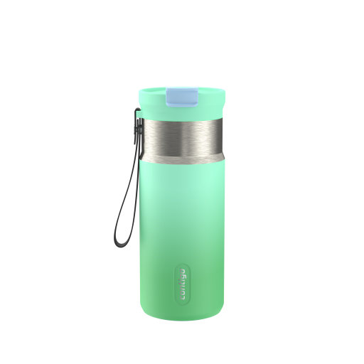 Contigo 2234757 Tween Dual Sip Vacuum-Insulated Water Bottle ? 16 oz Mint Spark Ombre