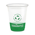 Clear PLA Cold Cups - 16 Oz, Pack of 50