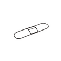 Snap On Dust mop frame 18"x 5"