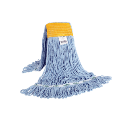 Syn-Pro? Synthetic Looped End Wet Mop Wide Band Blue 24oz
