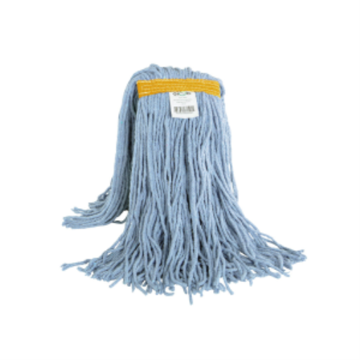 Syn-Pro? Synthetic  Wet Mop Narrow Band 24oz Cut End Blue Bagged