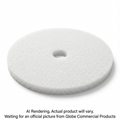 17"  White Super Polish Floor Pad