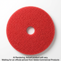16"  Red Buffing Floor Pad