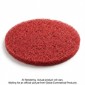 13"  Red Buffing Floor Pad