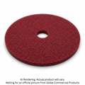 18"  Red Buffing Floor Pad