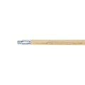1 1/8" x 60" Threaded Metal Tip Lacq Wood Handle