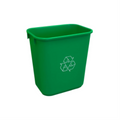 Soft Wastebasket 26L Green