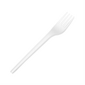 Compostable Forks - 6.25"H, White, CPLA, 100 per pack