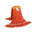 Syn-Pro? Synthetic Looped End Wet Mop Narrow Band Orange 24oz Bagged