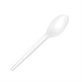 Compostable Spoons, 6.25"H, White, CPLA, 100 per pack