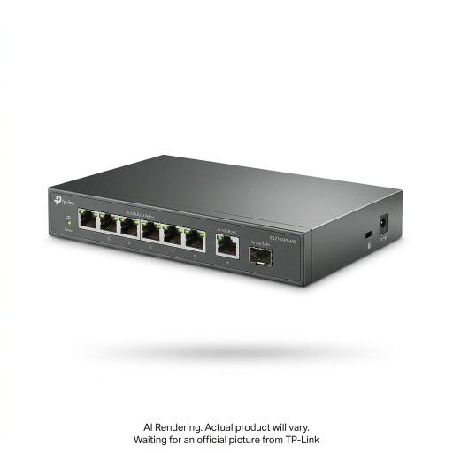 Omada 8-Port 2.5G + 2-Port 10G Easy Managed Switch with 8-Port PoE++
