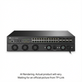 Omada 24-PortGigabit Stackable L3 Managed PoE+ Switch with 4 10GE SFP+ Slots