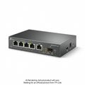 Omada 5-Port 2.5GBASE-T and 1-Port 10GE SFP+ Easy Managed Switch with 4-Port PoE++