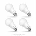 Smart Wi-Fi Light Bulb, Multicolor, 4-Pack