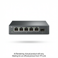 Omada 5-Port 2.5GBASE-T Easy Managed Switch with 1 10GE SFP+ Slot