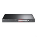 JetStream? 16-Port 10/100Mbps   2-Port Gigabit Unmanaged PoE Switch