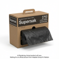 Contractor Bags 33" x 45" -32's Heavy Duty Black - 32 Bags