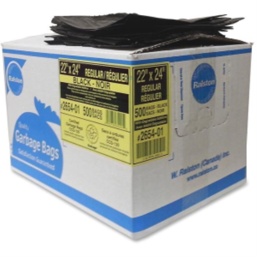 Black 22" x 24" Regular Value Plus 500's Bags