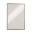 DURABLE Self-Adhesive Magnetic DURAFRAME Document Sign Holder, Tabloid Size 11" x 17", Silver, 2 Pack (476923)