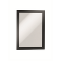 DURABLE Self-Adhesive Magnetic DURAFRAME Document Sign Holder, Half Letter-Size 5-1/2" x 8-1/2", Black, 2 Pack (491301)