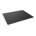 DURABLE Contoured Edge Black Desk Pad 26" x 19" - Non-slip, Glare-free Desk Mat Surface for an Organized and Protected Workstation, Desk Mat for Desktop