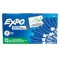 EXPO Dry Erase Marker, Low Odour Ink, Blue, Fine Tip, 1 Unit