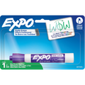 EXPO Dry Erase Markers, Low Odour Ink, Colour May Vary, Chisel Tip, 1 Count
