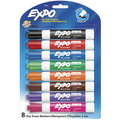 Expo Low Odour Dry Erase Markers, Chisel Tip, Assorted Colours, 8 Count
