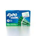 EXPO Dry Erase Marker, Low Odour Ink, Green, Chisel Tip, 1 Unit