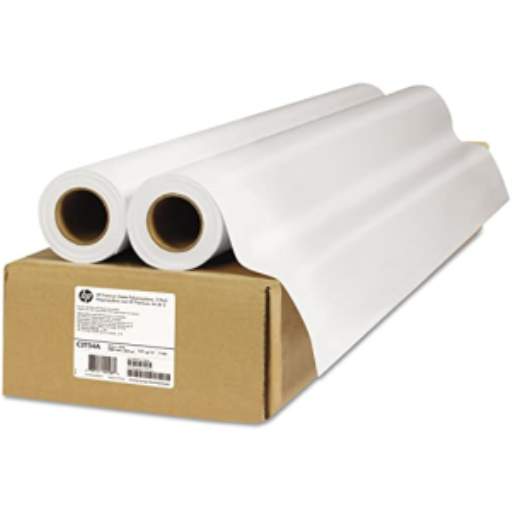 HP Premium Matte Polypropylene, 2 pack 231 microns (9.1 mil) ? 140 g/m? ? 42 in x 75 ft ? 2-pack