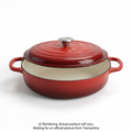 Tramontina 4Qt Cov Braiser-Ci-Pe-Red