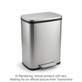 Tramontina 13 Gal (49.2 L) Step Can - Contemporary