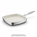 Tramontina 10In Grill Pan-Ss Tpc-Cer-Nat-Bos
