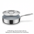 Tramontina 2.9Qt Cov Deep Saute-Ss Tpc-Unc-Nat-Bos